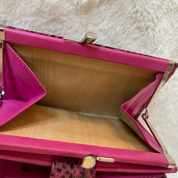 Neiman Marcus Rare Genuine Python wallets - Picture 8 of 11